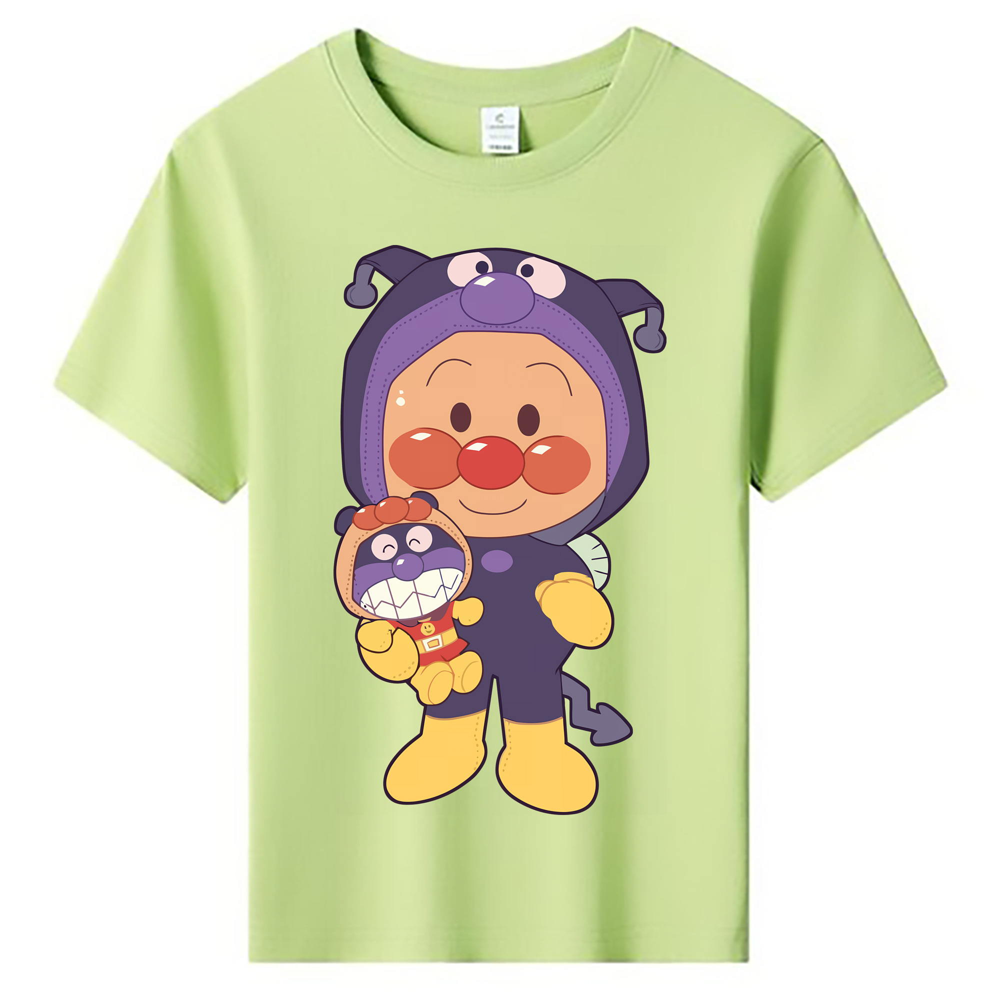 （画像用） アンパンマン Anpanman 綿100％キッズTシャツ（フロントプリント）